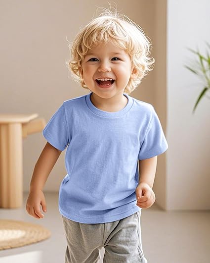 Short Sleeve Toddler Crew Neck Tee